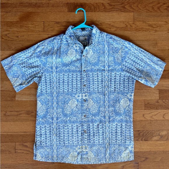 Kahala men’s aloha shirt, pineapple, M - Picture 5 of 7